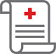 Red Cross scroll icon