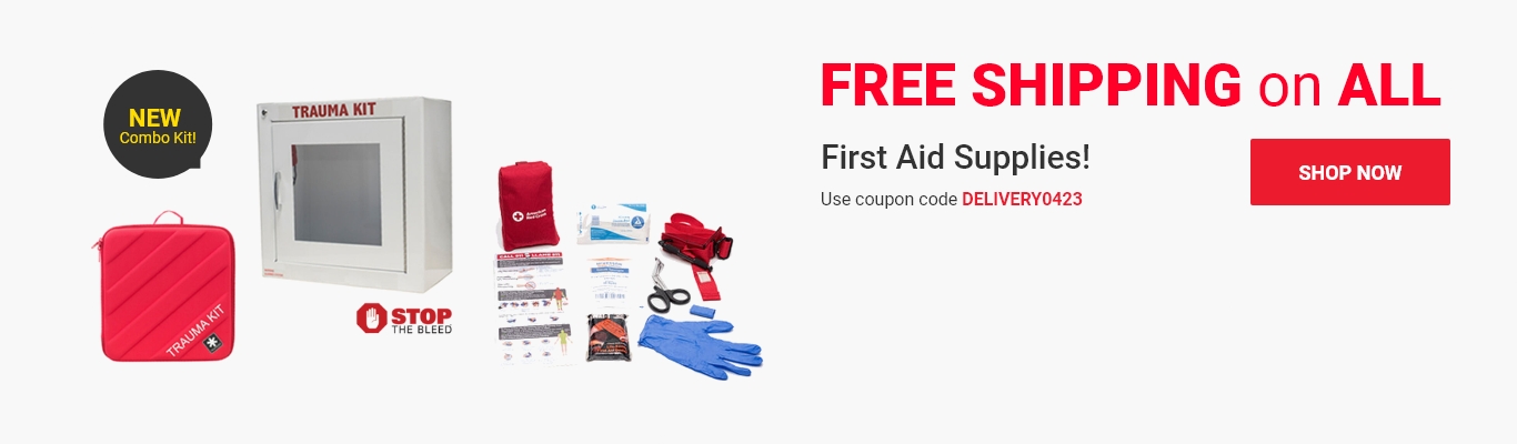 FREE SHIPPING on ALL First Aid Supplies!