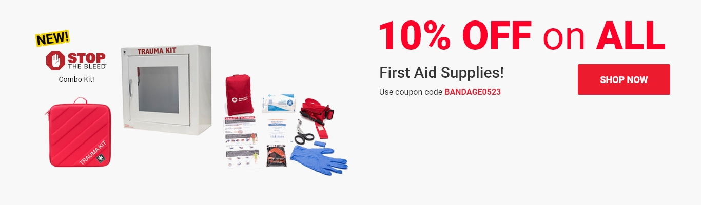 10% off on all First Aid Supplies!