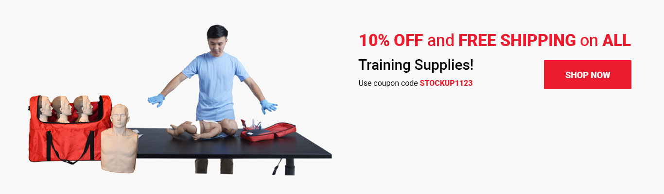 10% OFF and FREE SHIPPING on ALL Training Supplies! Use coupon code STOCKUP1123 at checkout! Shop Now >