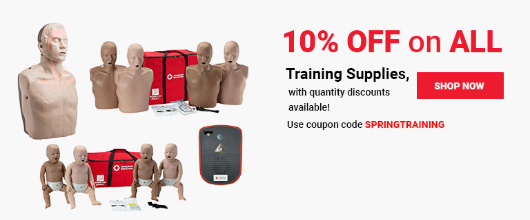 10% OFF on ALL Training Supplies, with quantity discounts available! Use coupon code SPRINGTRAINING at checkout! Shop Now >