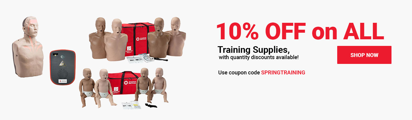 10% OFF on ALL Training Supplies, with quantity discounts available! Use coupon code SPRINGTRAINING at checkout! Shop Now >