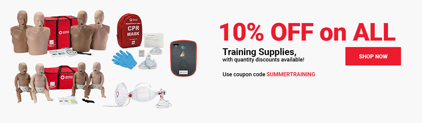 10% OFF on ALL Training Supplies, with quantity discounts available! Use coupon code SUMMERTRAINING at checkout! Shop Now >