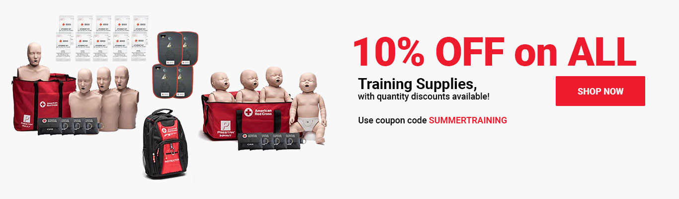10% OFF on ALL Training Supplies, with quantity discounts available! Use coupon code SUMMERTRAINING at checkout! Shop Now >