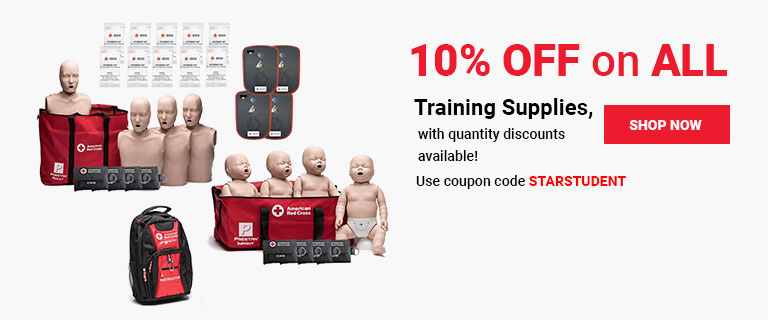 10% OFF on ALL Training Supplies, with quantity discounts available! Use coupon code STARSTUDENT at checkout! Shop Now >