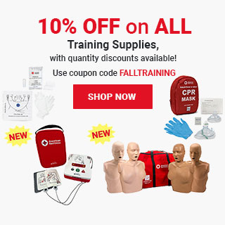 10% OFF on ALL Training Supplies, with quantity discounts available! Use coupon code FALLTRAINING at checkout! Shop Now >