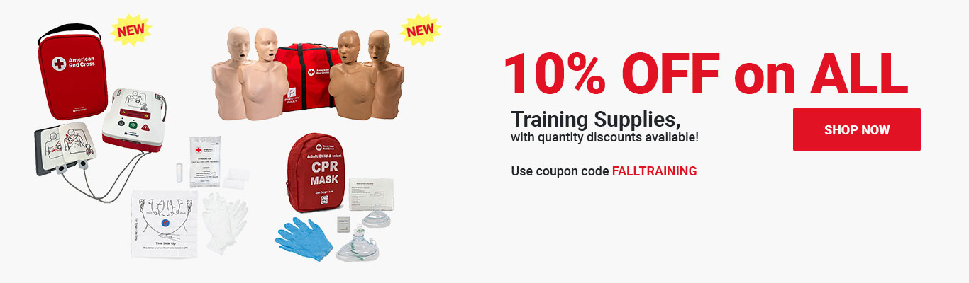 10% OFF on ALL Training Supplies, with quantity discounts available! Use coupon code FALLTRAINING at checkout! Shop Now >