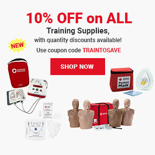10% OFF on ALL Training Supplies, with quantity discounts available! Use coupon code TRAINTOSAVE at checkout! Shop Now >