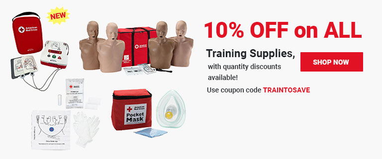 10% OFF on ALL Training Supplies, with quantity discounts available! Use coupon code TRAINTOSAVE at checkout! Shop Now >
