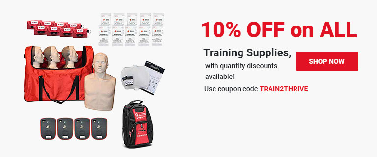 10% OFF on ALL Training Supplies, with quantity discounts available! Use coupon code TRAIN2THRIVE at checkout! Shop Now >