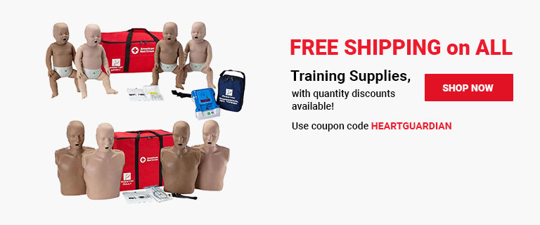 FREE SHIPPING on ALL Training Supplies, with quantity discounts available! Use coupon code HEARTGUARDIAN at checkout! Shop Now >
