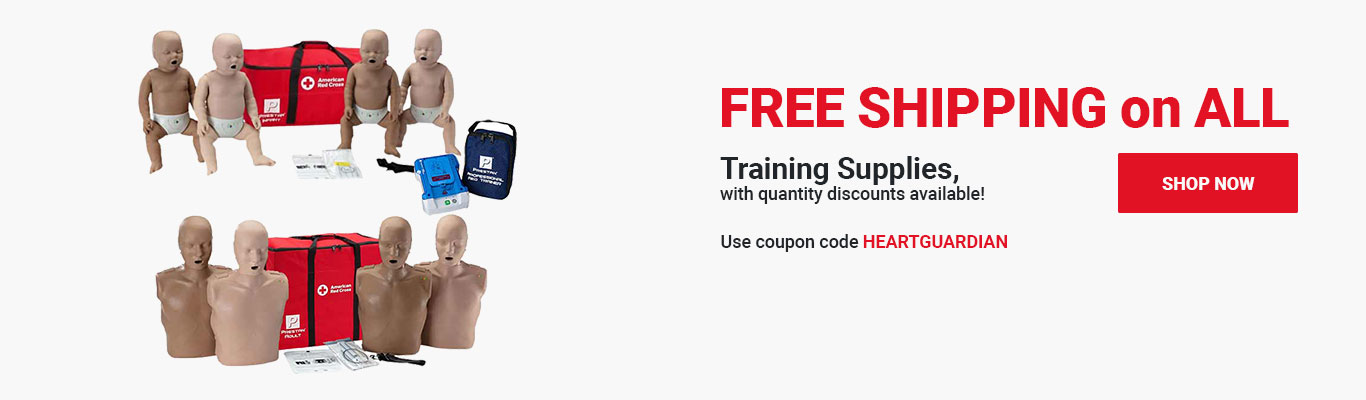 FREE SHIPPING on ALL Training Supplies, with quantity discounts available! Use coupon code HEARTGUARDIAN at checkout! Shop Now >