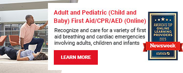 Adult and Pediatric (Child and Baby) First Aid/CPR/AED (Online). Recognize and care for a variety of first aid breathing and cardiac emergencies involving adults, children and infants. Learn more