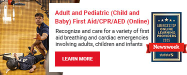 Adult and Pediatric (Child and Baby) First Aid/CPR/AED (Online). Recognize and care for a variety of first aid breathing and cardiac emergencies involving adults, children and infants. Learn more