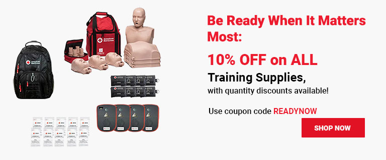 Be Ready When It Matters Most — 10% OFF on ALL on ALL Training Supplies! Use coupon code READYNOW at checkout! Shop Now >