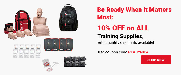Be Ready When It Matters Most — 10% OFF on ALL on ALL Training Supplies! Use coupon code READYNOW at checkout! Shop Now >