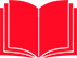 Red book opened to reveal red pages