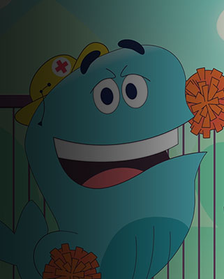 Longfellow, Clawdette and friends from WHALE Tales