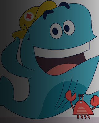 Longfellow, Clawdette and friends from WHALE Tales