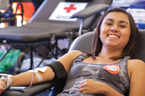 donating blood