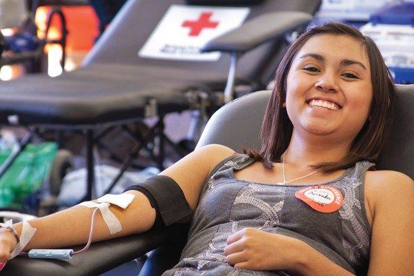 donating blood