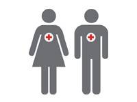 red cross volunteer icon