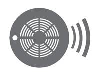 Smoke alarm icon