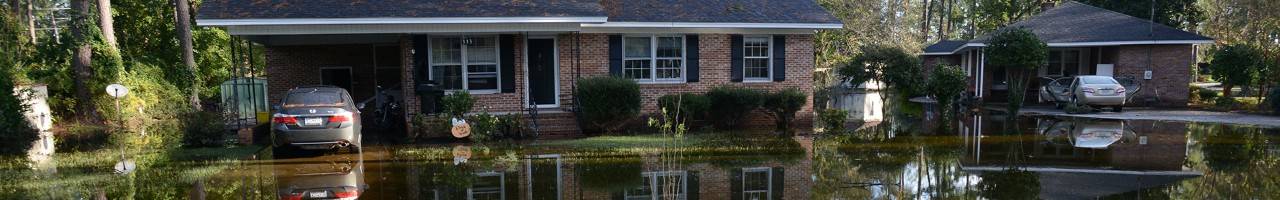 house after flood