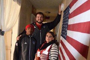 Volunteers help install smoke alarms