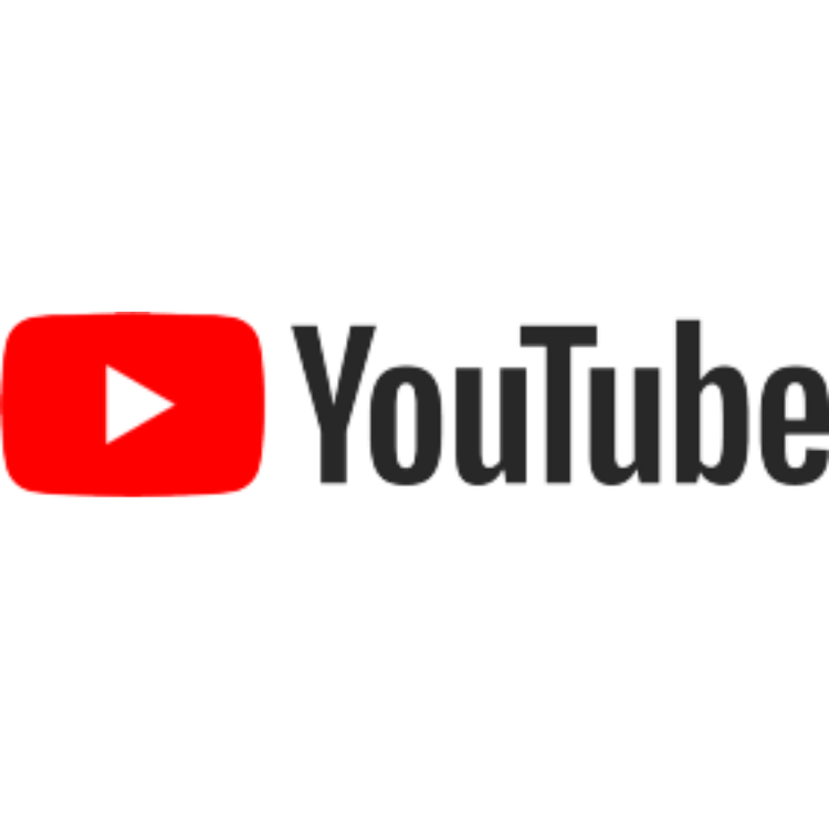 Youtube logo icon.