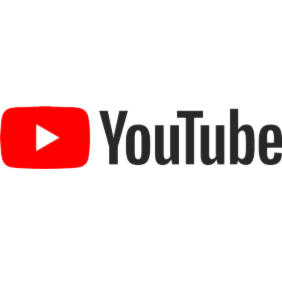 YouTube logo icon.