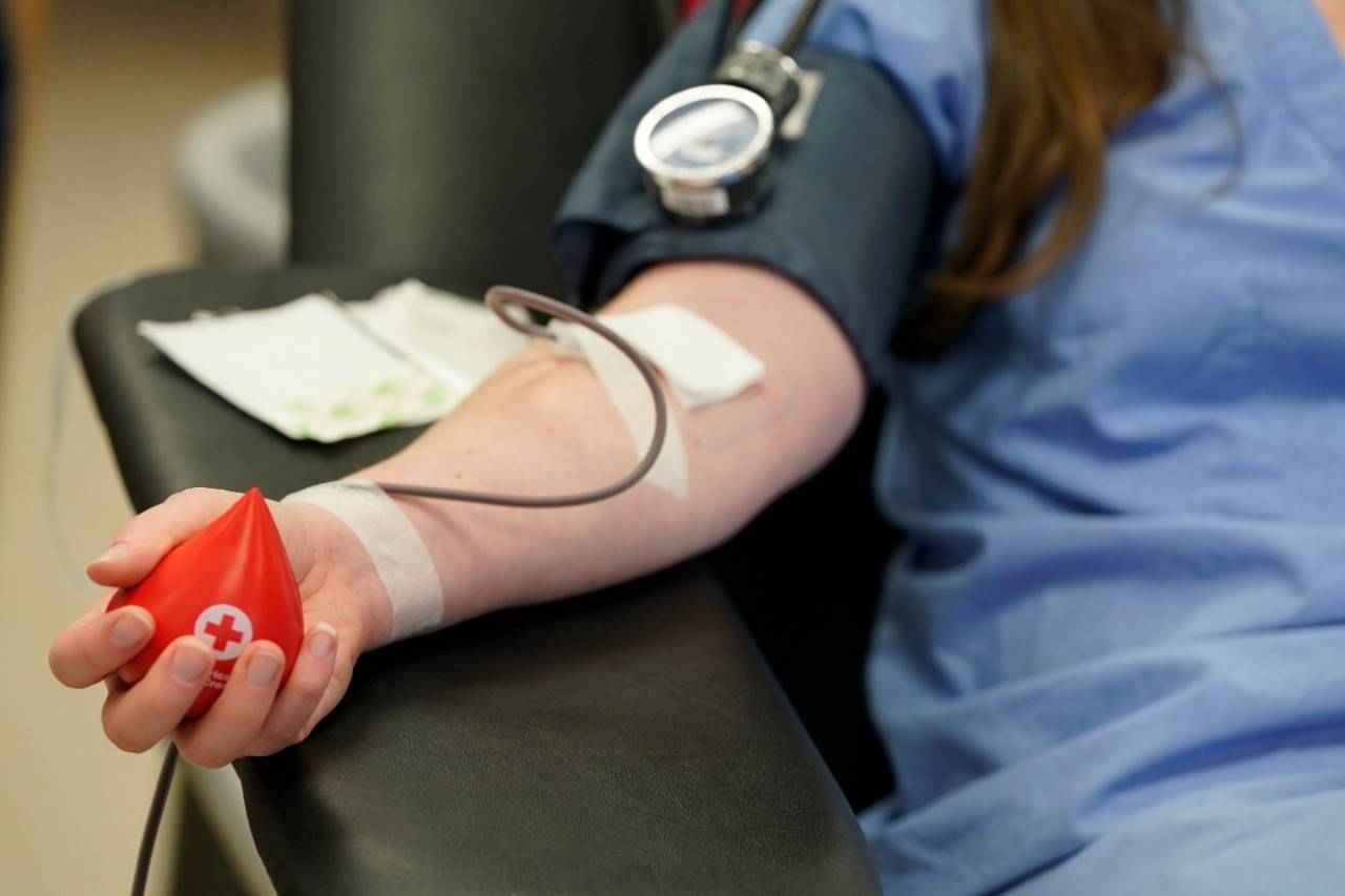 March 11, 2019. Monroe Carell Jr Children's Hospital at Vanderbilt, Nashville, Tennessee. Photographs from blood bank at Vanderbilt University Medical Center, blood donations at Red Cross on Monday, March 11, 2019 in Nashville, Tenn. Photo by Sanford Myers/American Red Cross