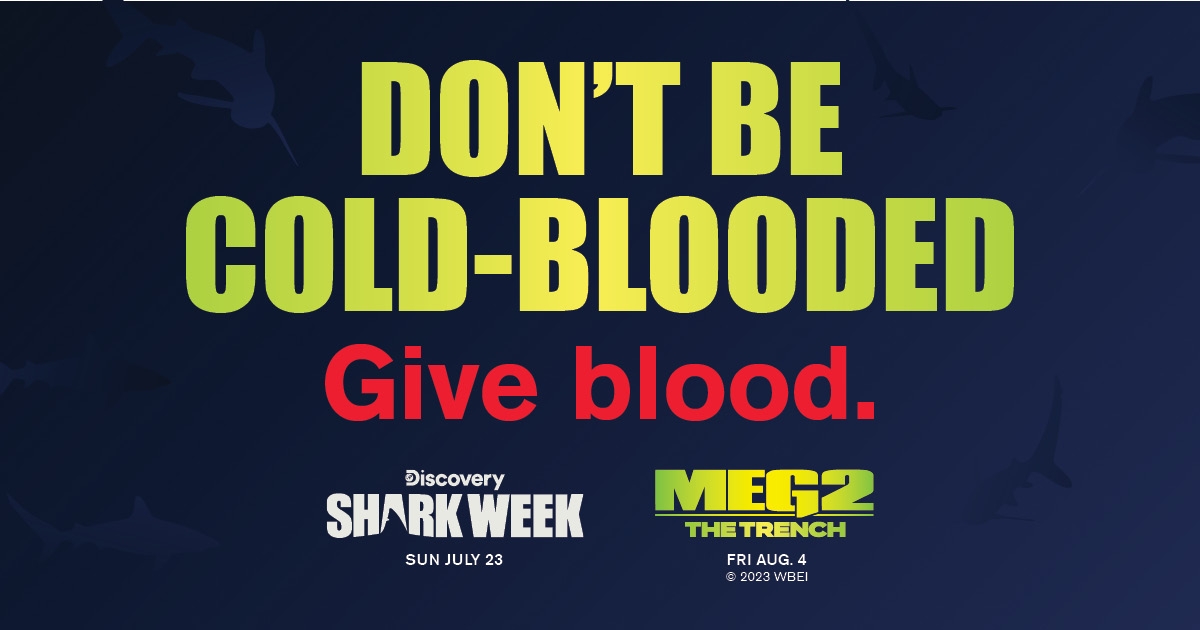 Shark Week Swag For Giving Blood Red Cross Blood Services