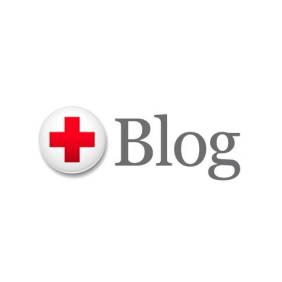 Red Cross logo with Blog written next to it.