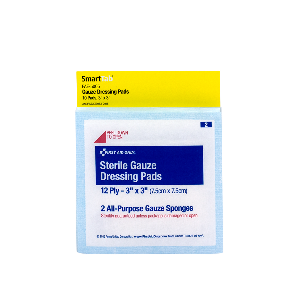 3" x 3" Gauze Pads Red Cross Store