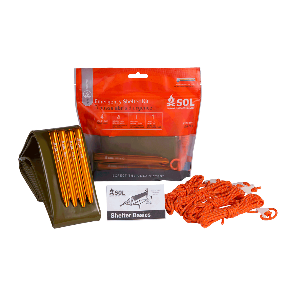 Survive Outdoors Longer (SOL) Emergency Shelter Kit Red Cross Store