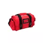 Sports First Responder Medical Kit bag showing the buckles in the front and side pockets.