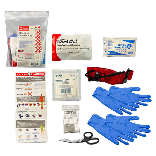 First Aid Kit For Bleeding Tactical Trauma Kit (Professional) | Red Cross Store