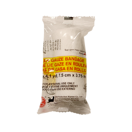 Stretch Gauze Roll Bandage 3in x 4.1yds - 25 Pack