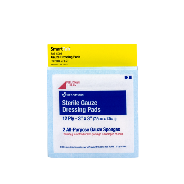 3" x 3" Gauze Pads Red Cross Store