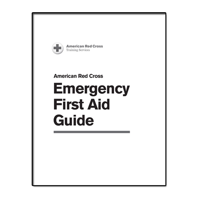 First Aid Fire Guide Emergency First Aid Reference Guide | Red Cross Store
