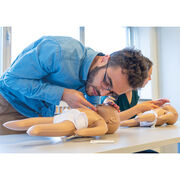 Mini Baby CPR Manikin with Simulated Cardboard AED Trainer
