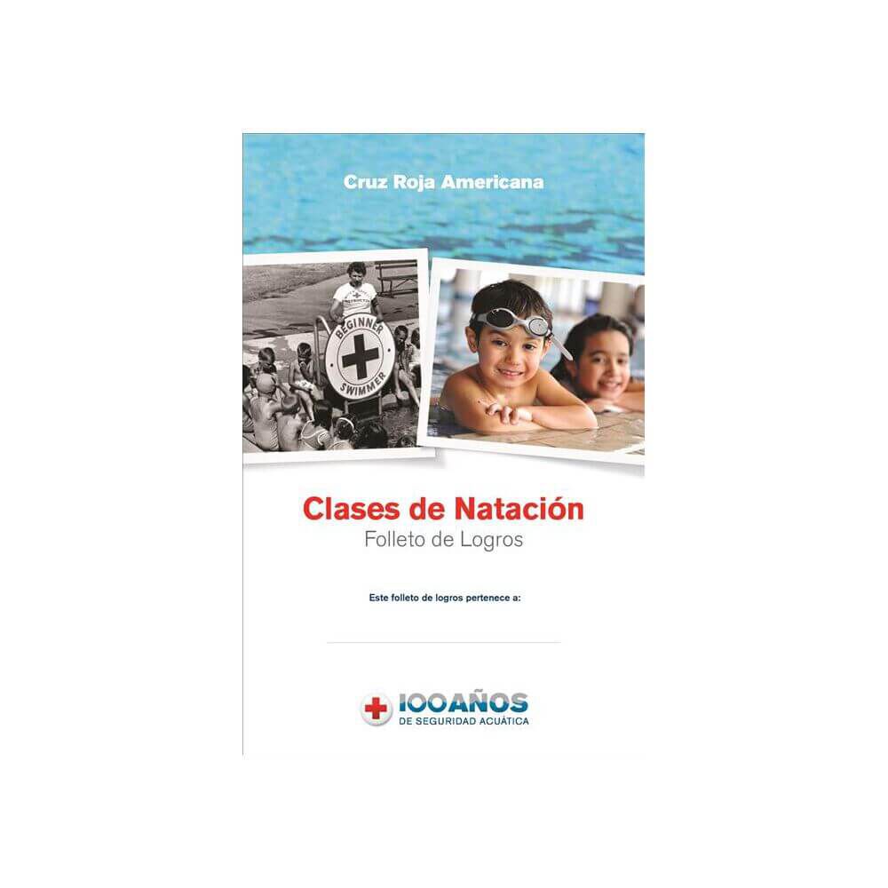 Swim Lessons Achievement Booklet Spanish pack of 10.