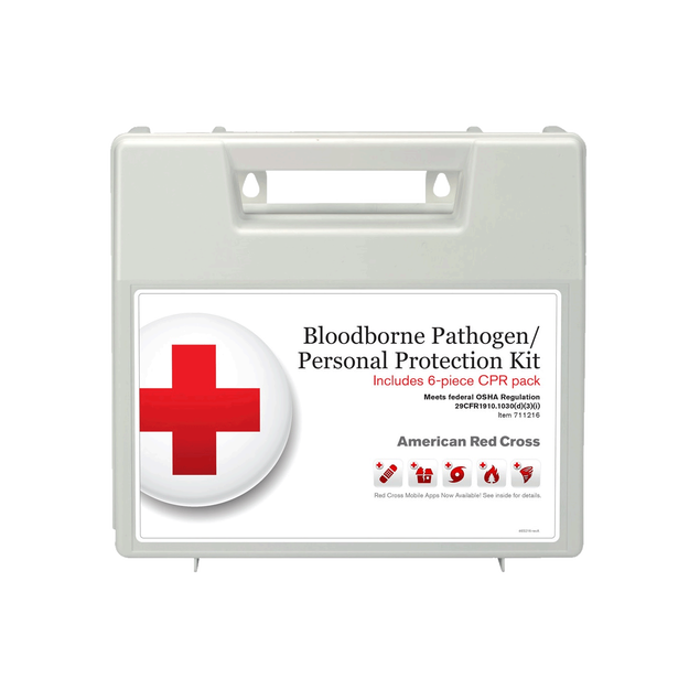 Bloodborne Pathogen Personal Protection Kit Red Cross Store