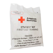 First Aid Student Training Kit with Triangular Bandages (Muslin)
