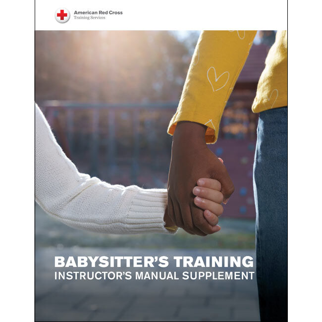 American Red Cross Babysitter Training Instructor's Manual Supplement - front cover.
