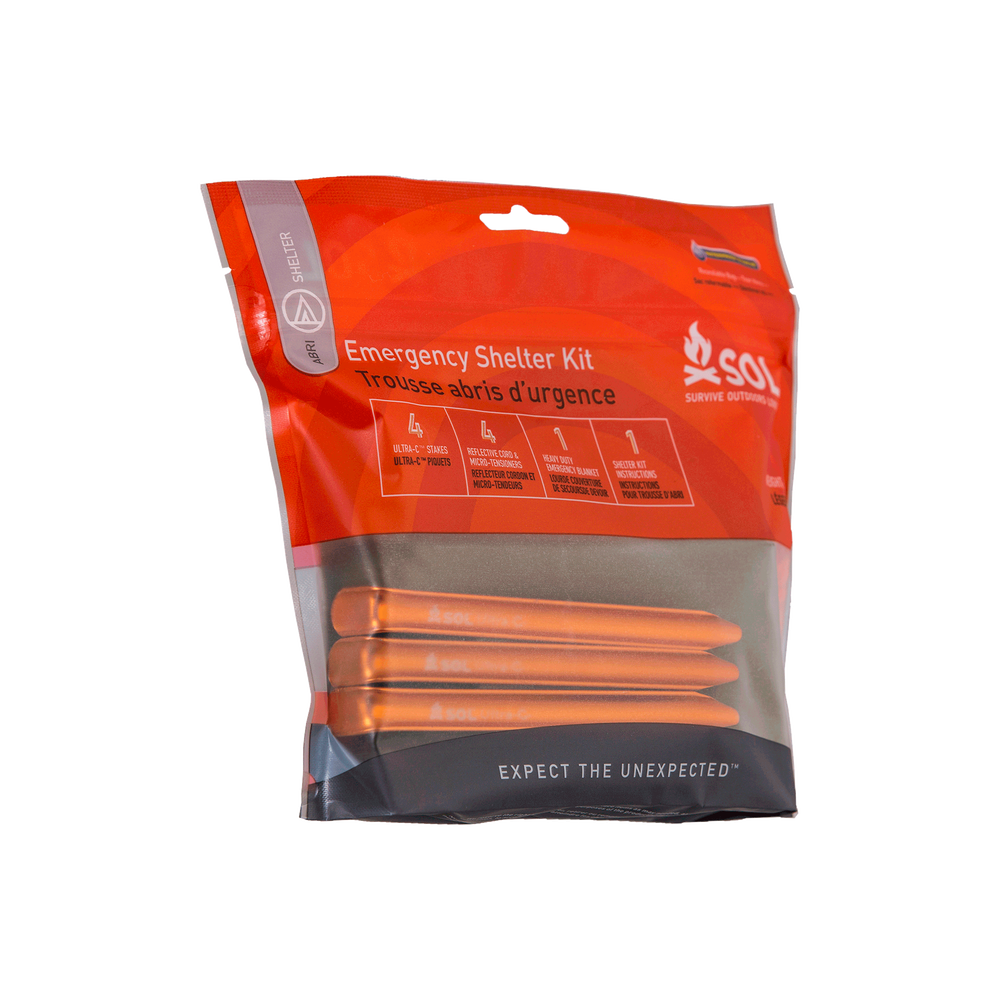 Survive Outdoors Longer (SOL) Emergency Shelter Kit Red Cross Store