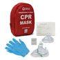 Adult/Child CPR Mask with O2 Inlet & Infant CPR Mask, Soft Case.