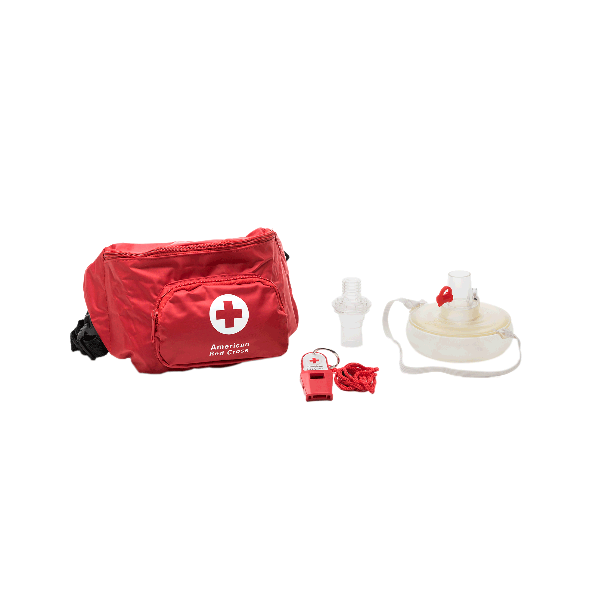Lifeguard Hip Pack with Seal Quik Mask and Whistle Red Cross Store