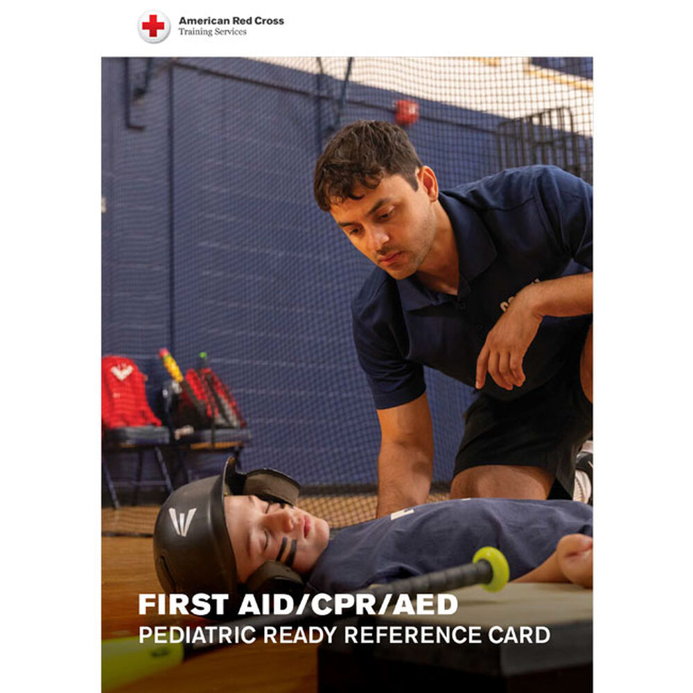First Aid/CPR/AED Pediatric Ready Reference Card r.25 | Red Cross Store
